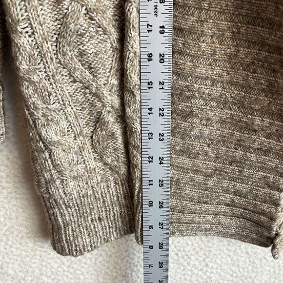 NYDJ Cardigan Womens Small Marled Heather Grey Ivory Open‎ Front Sweater - Picture 4 of 5